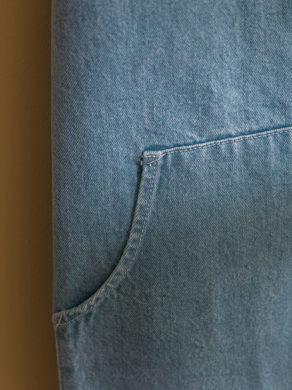 Mavi Kadın Jean Mutfak Önlüğü-2