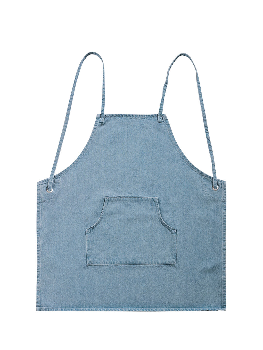 Mavi Kadın Jean Mutfak Önlüğü-3