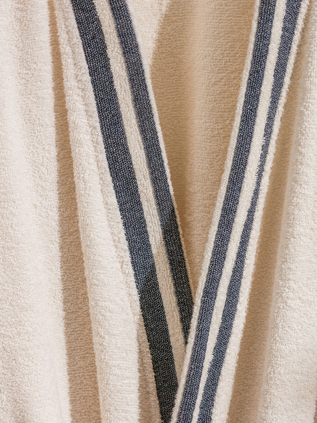 Bej Pamuklu Kadın Bornoz-1