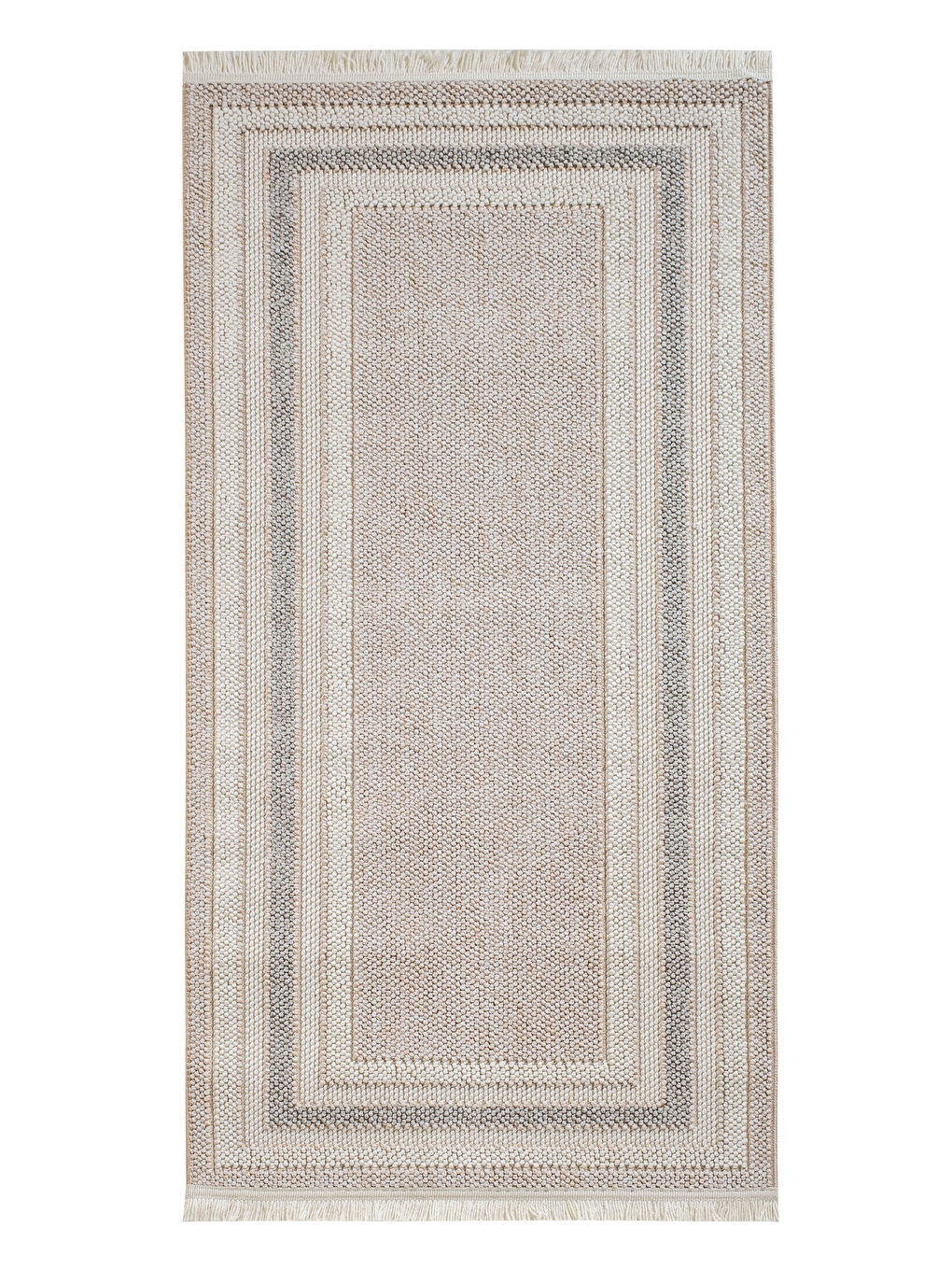 Karışık Püsküllü Halı 80x150 cm-4