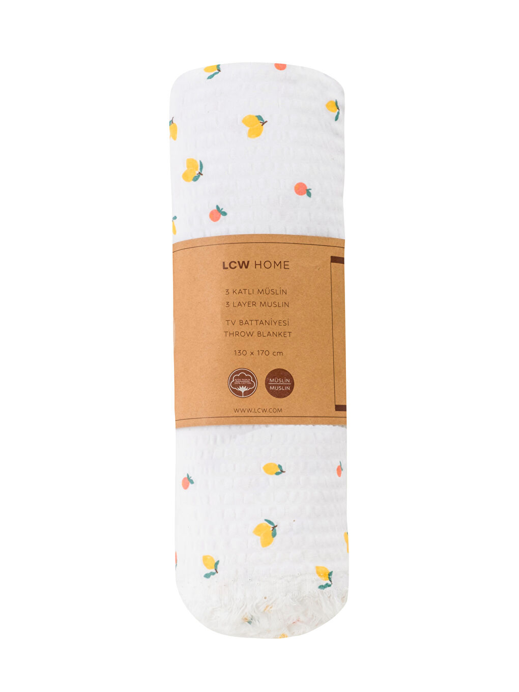 Karışık Limon Desenli Tv Battaniyesi 130x170 cm-3