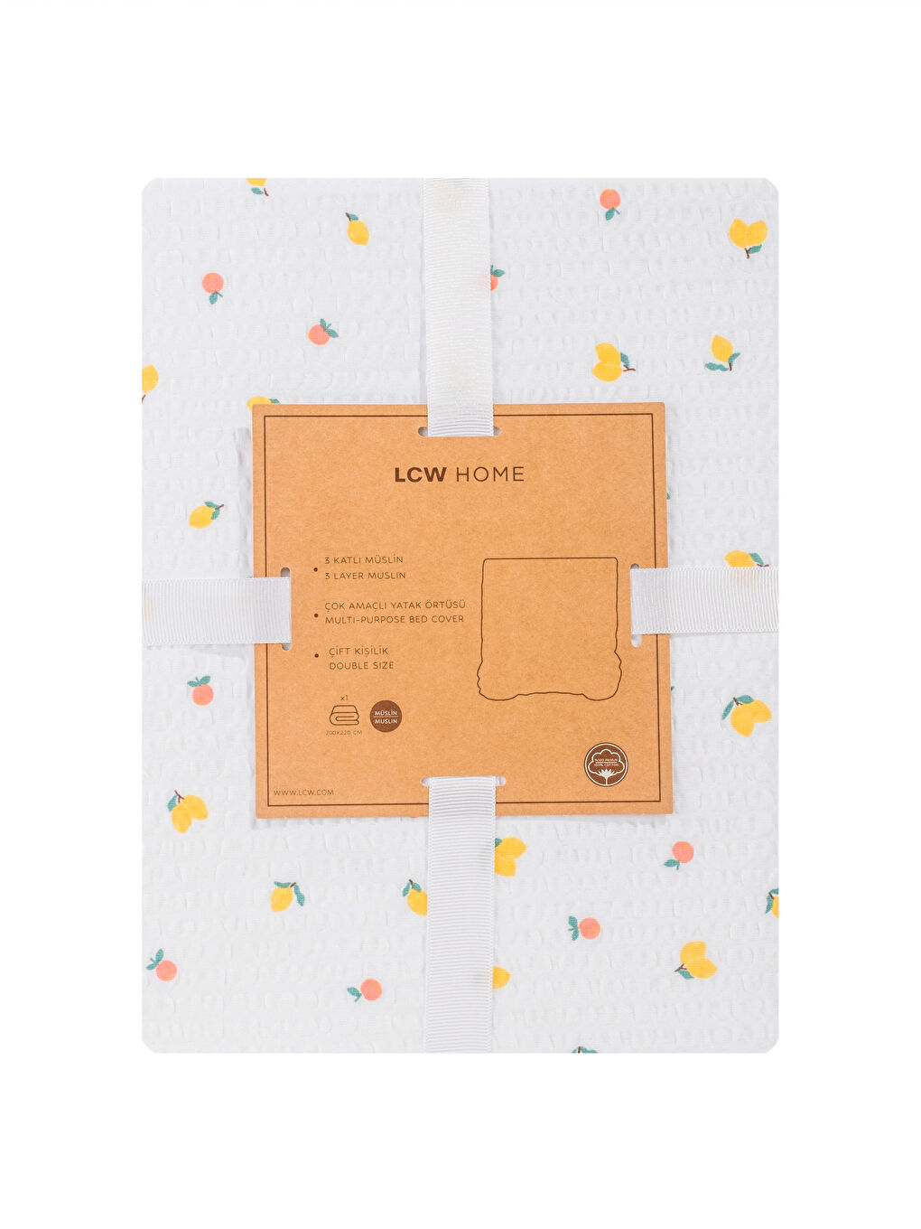 Karışık Çift Kişilik Pamuklu Yatak Örtüsü-4
