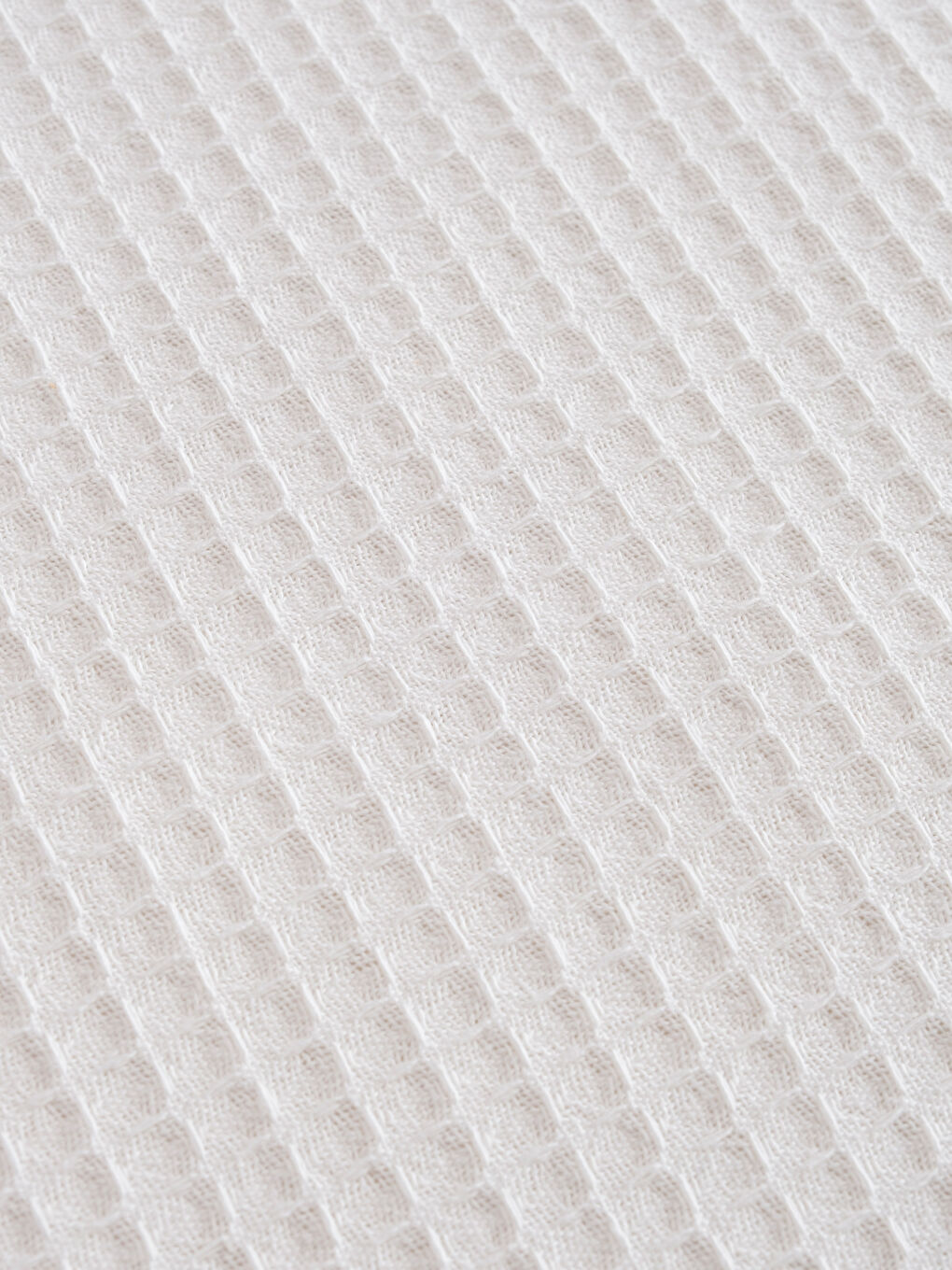 Bej Desenli Çift Kişilik Pamuklu Pike-2