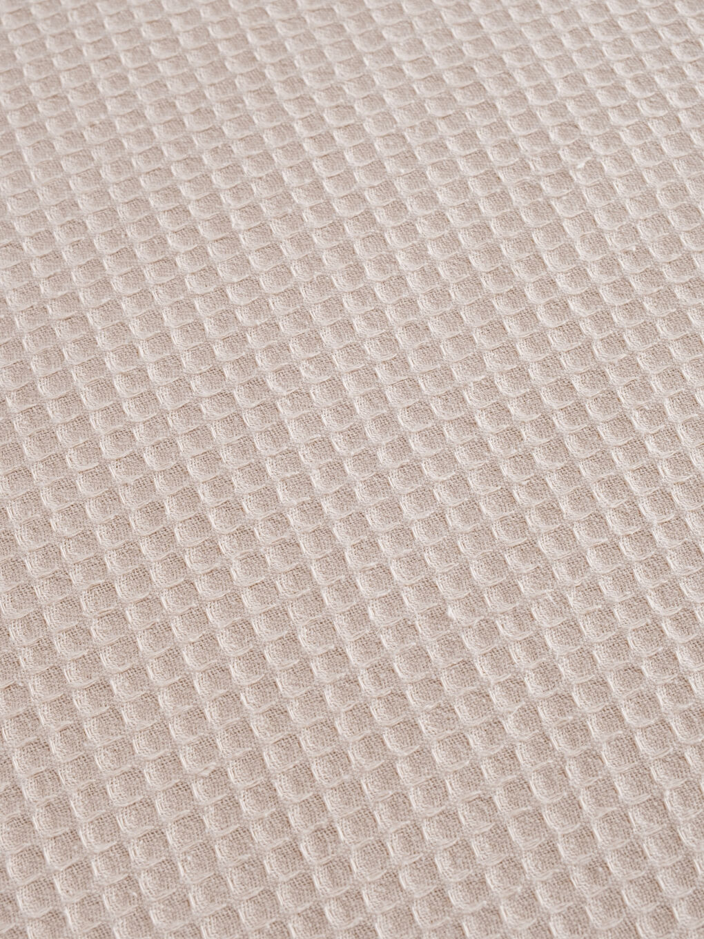 Bej Desenli Çift Kişilik Pamuklu Pike-2