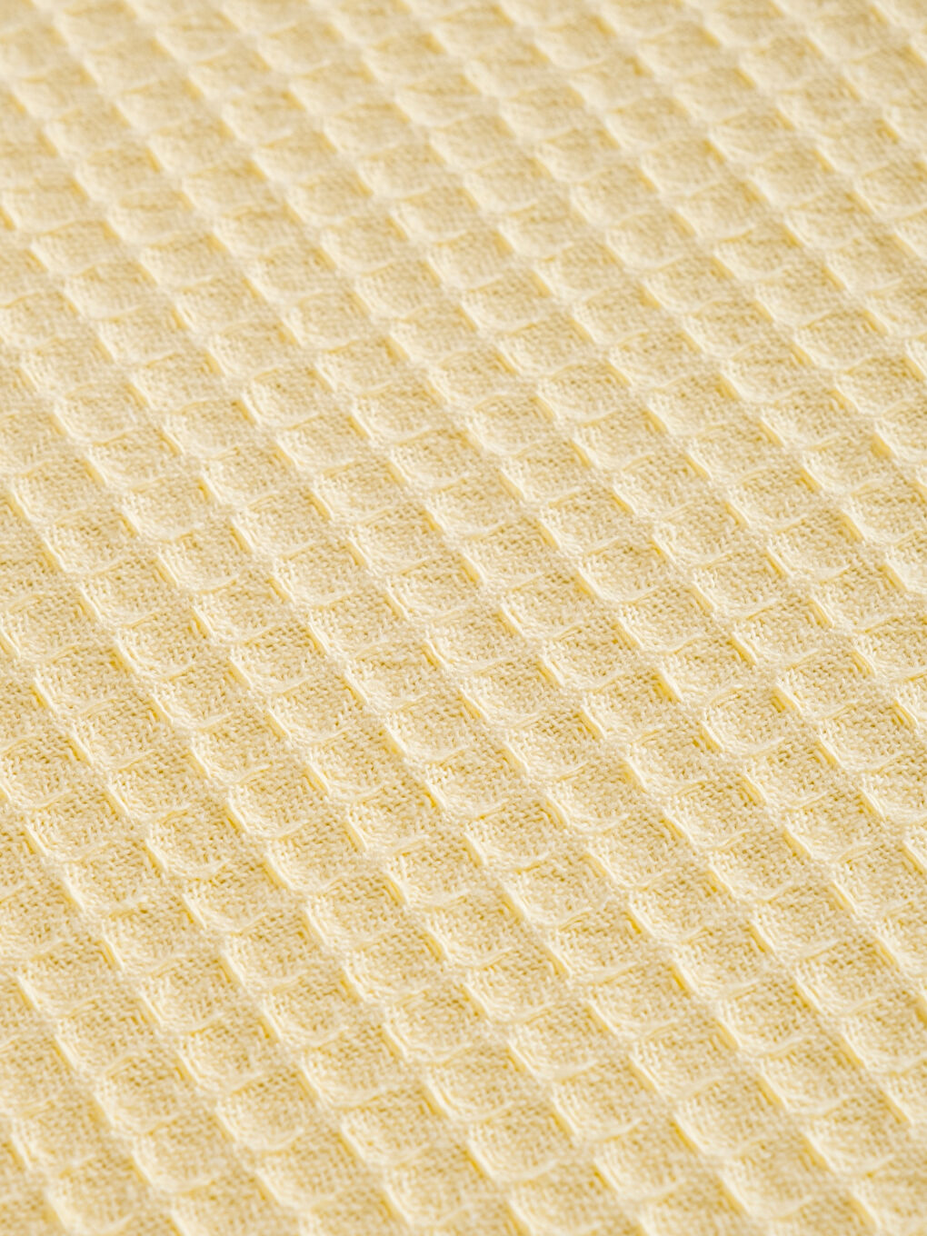 Sarı Pamuklu Tek Kişilik Pike-2