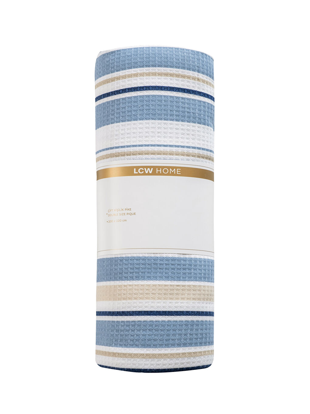 Karışık Çizgili Çift Kişilik Pike-4