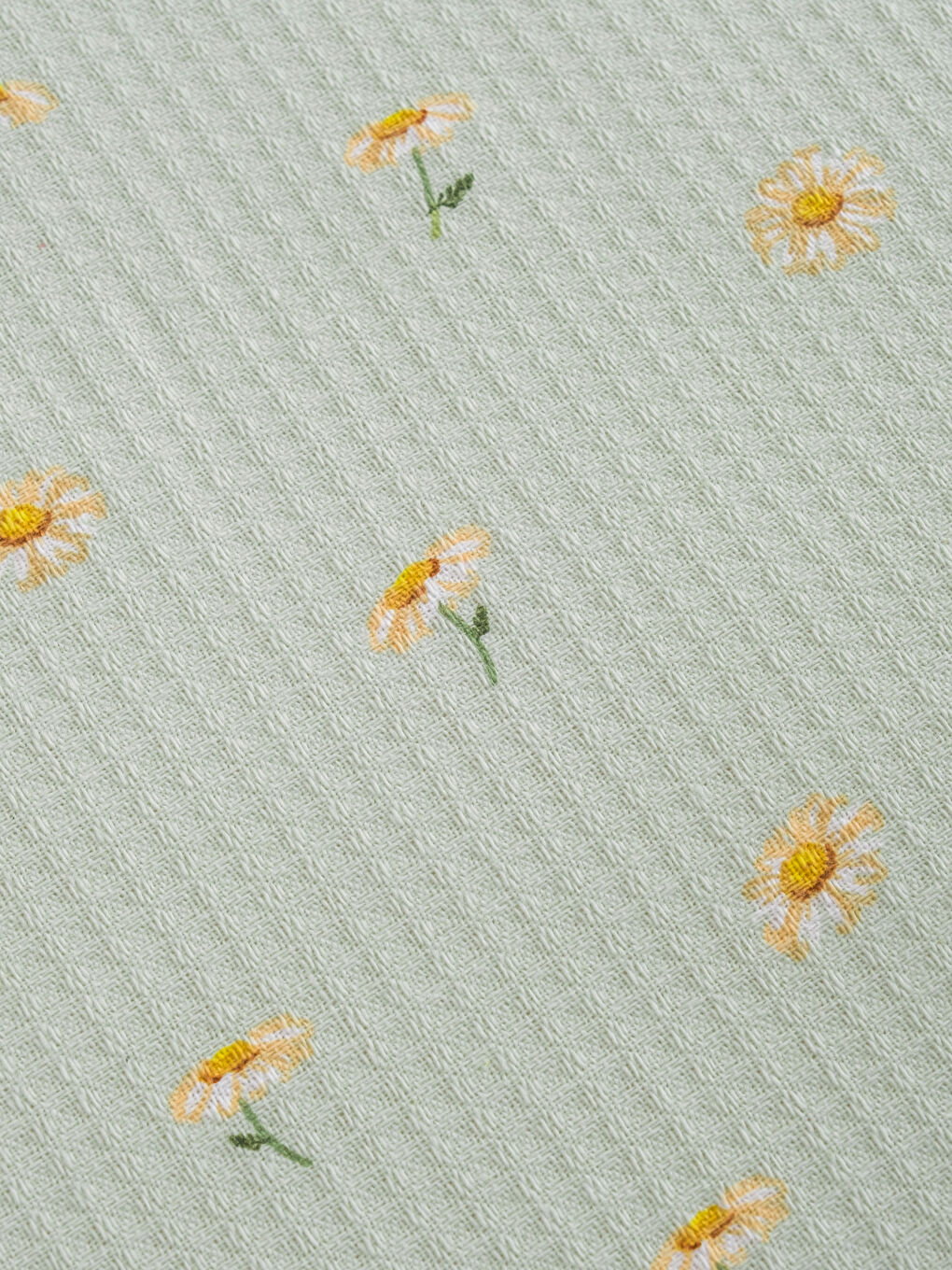 Karışık Papatya Desenli Çift Kişilik Pike-2