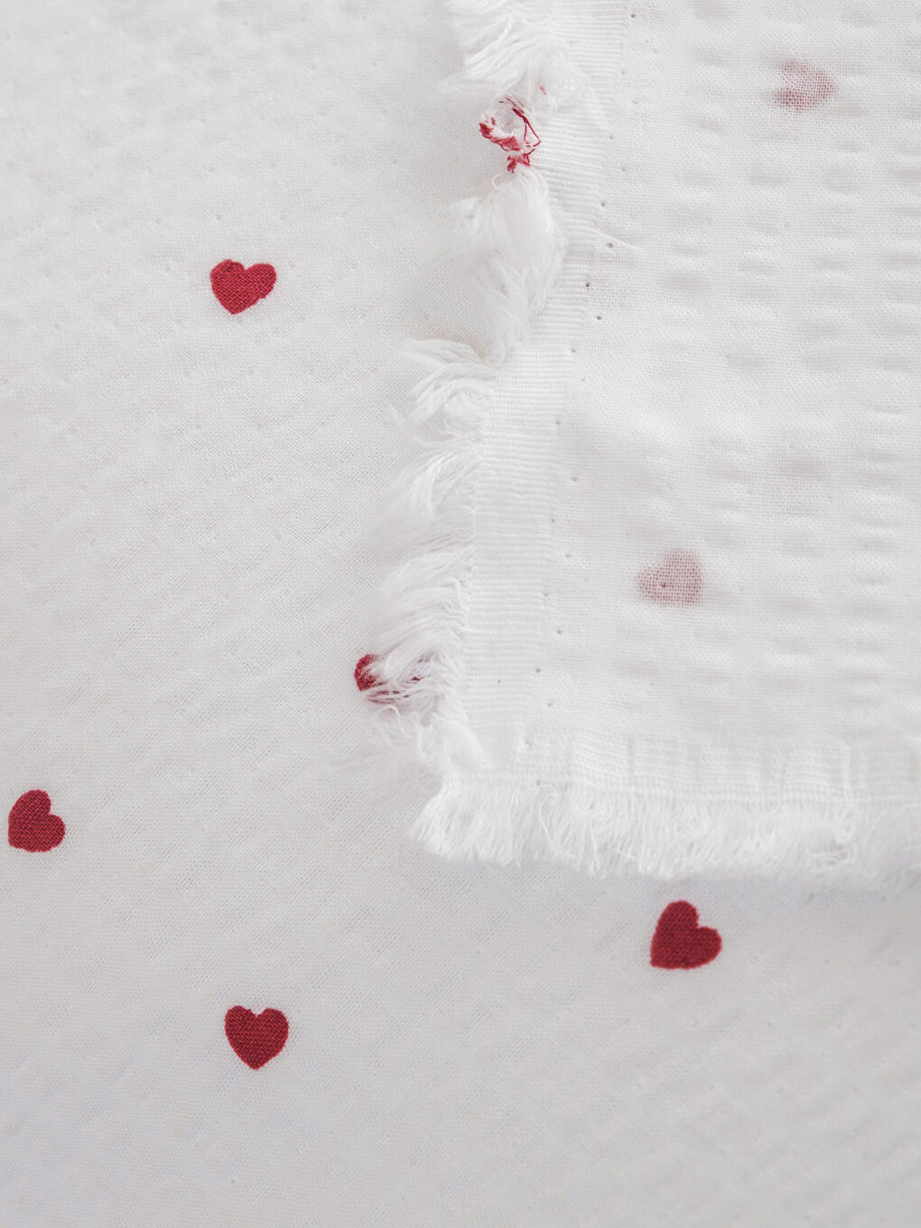 Karışık Kalp Desenli Tek Kişilik Yatak Örtüsü-3