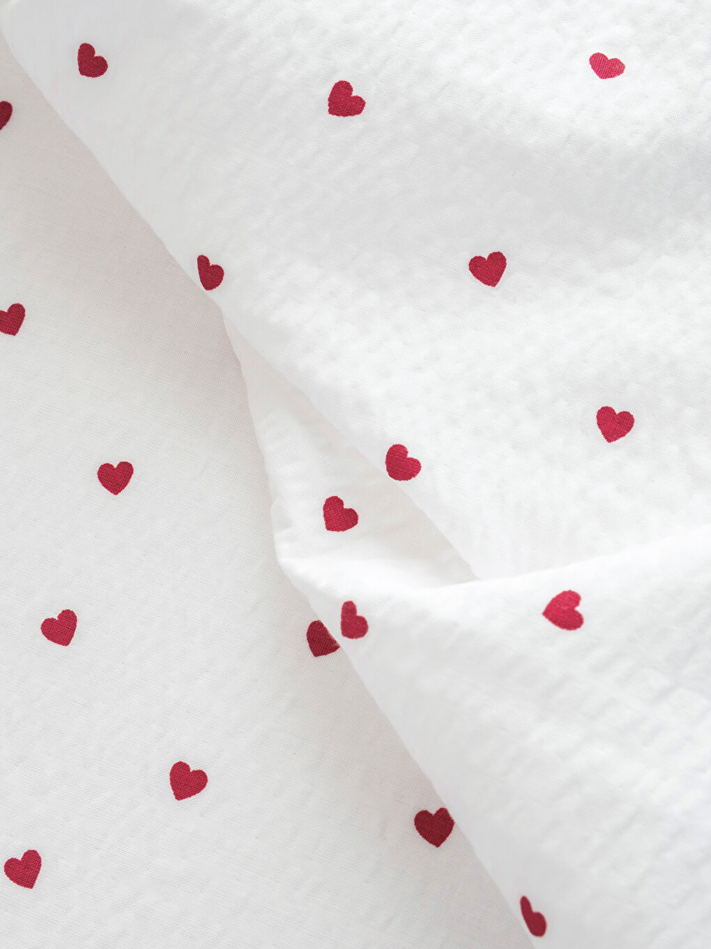 Karışık Kalp Desenli Çok Amaçlı Çift Kişilik Yatak Örtüsü-2