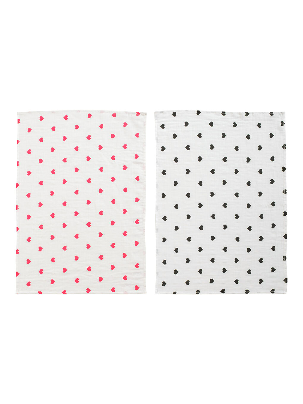 Karışık Kalp Desenli Kurulama Bezi 2'li-3