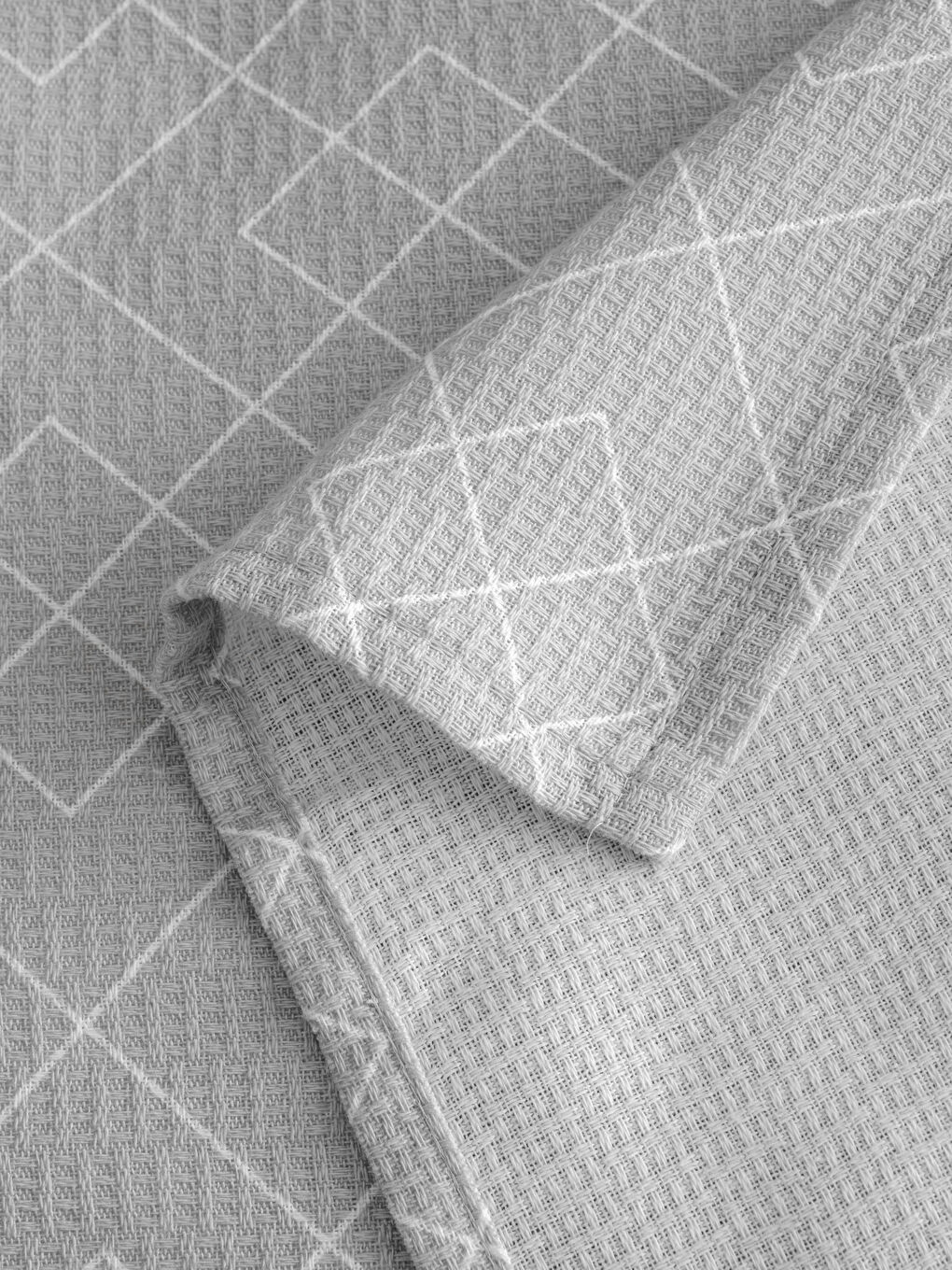 Yeşil Baskılı Pamuklu  Çift Kişilik Nevresim Takımı-6