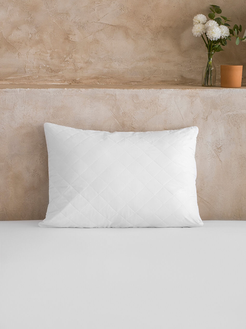 Белый Защитный чехол для подушки-1