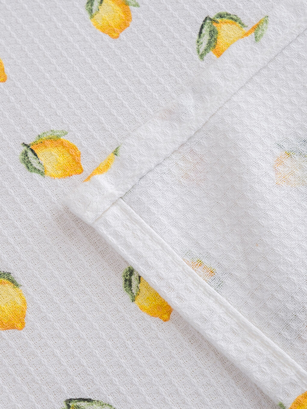 Karışık Limon Desenli Çift Kişilik Pike-3