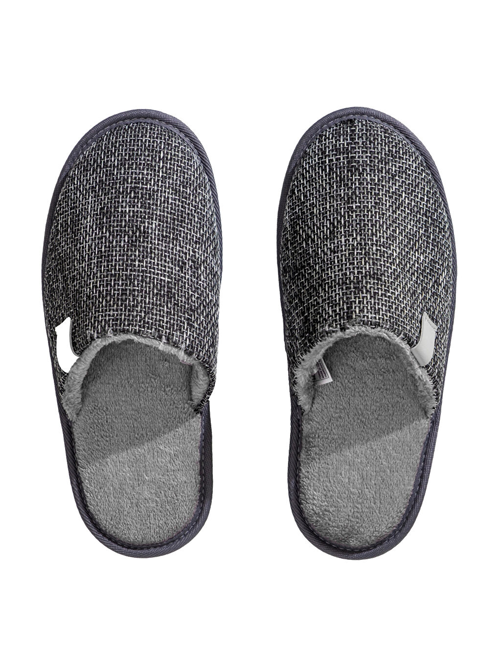 Gri Desenli Erkek Ev Terliği-5