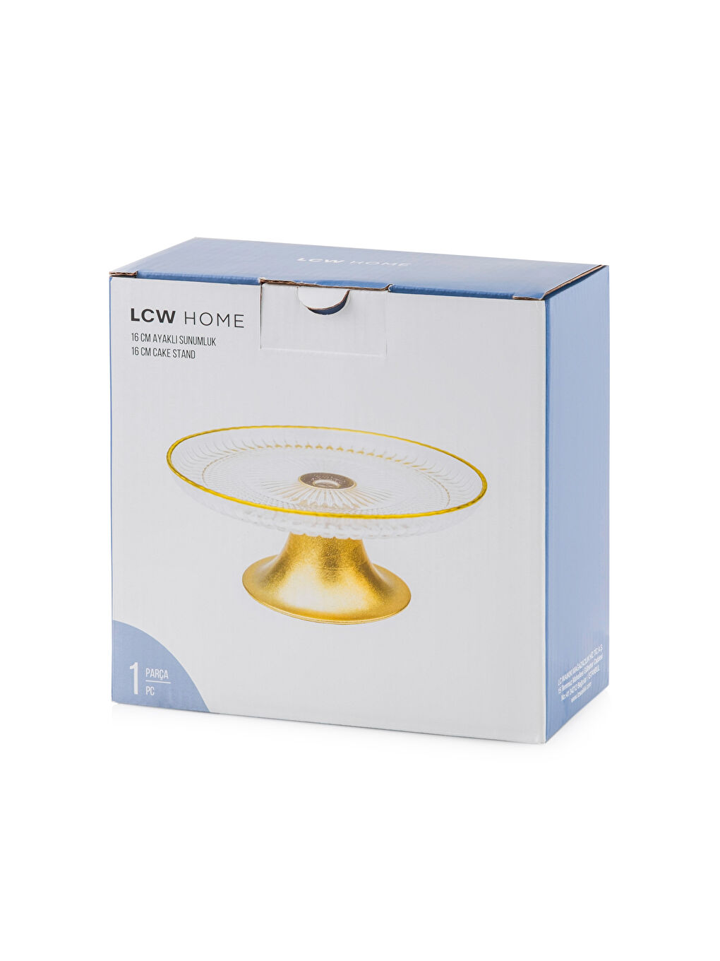 Renksiz Desenli Cam Ayaklı Sunumluk-4