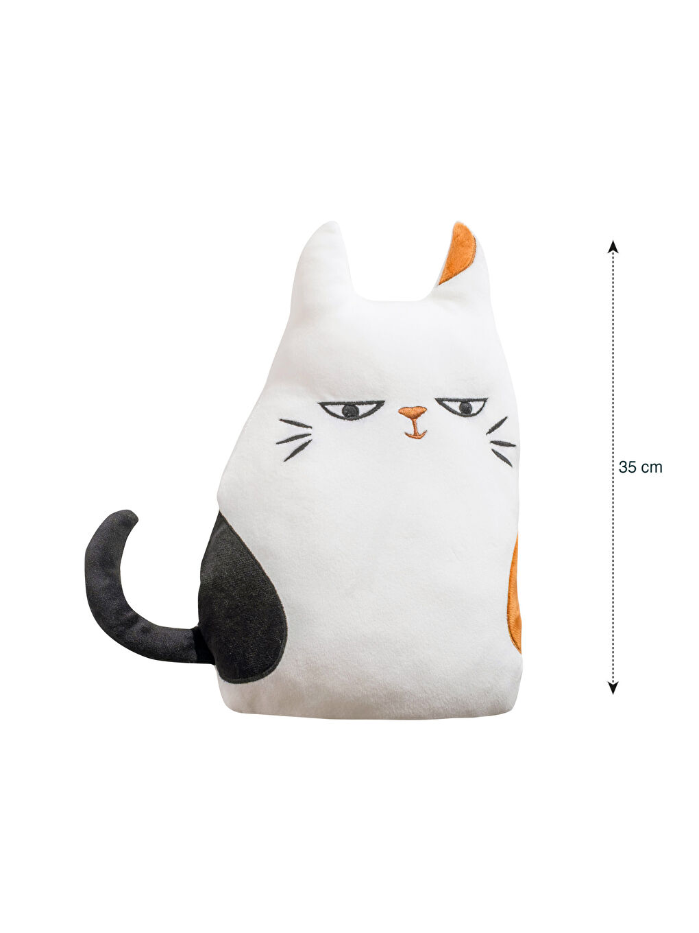 Karışık Kedi Figürlü Pelüş Bebek Kırlent 35 cm-3