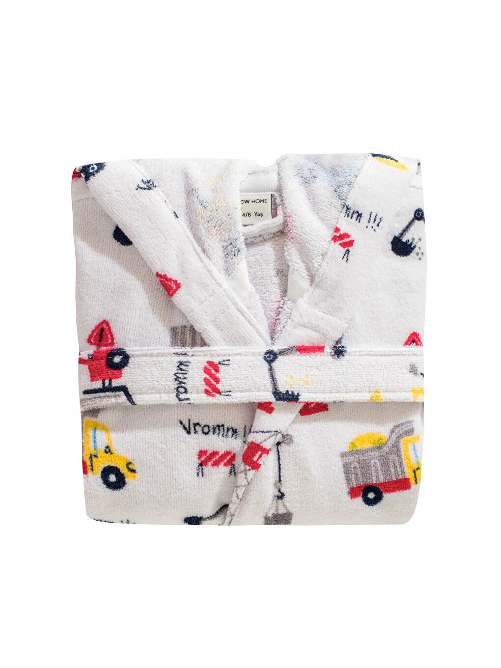 Karışık Baskılı Erkek Çocuk Bornoz -4