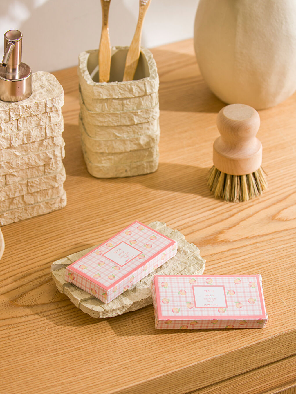 Şeftali Kokulu Katı Sabun 50 g-1