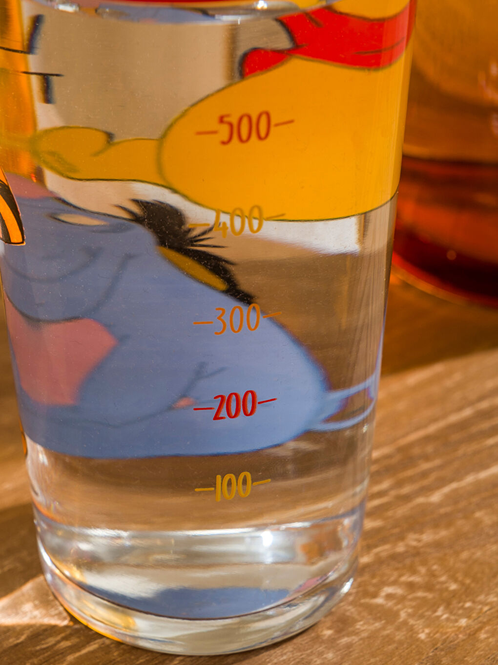 Karışık Winnie the Pooh Baskılı Cam Su Bardağı 500 ml-4