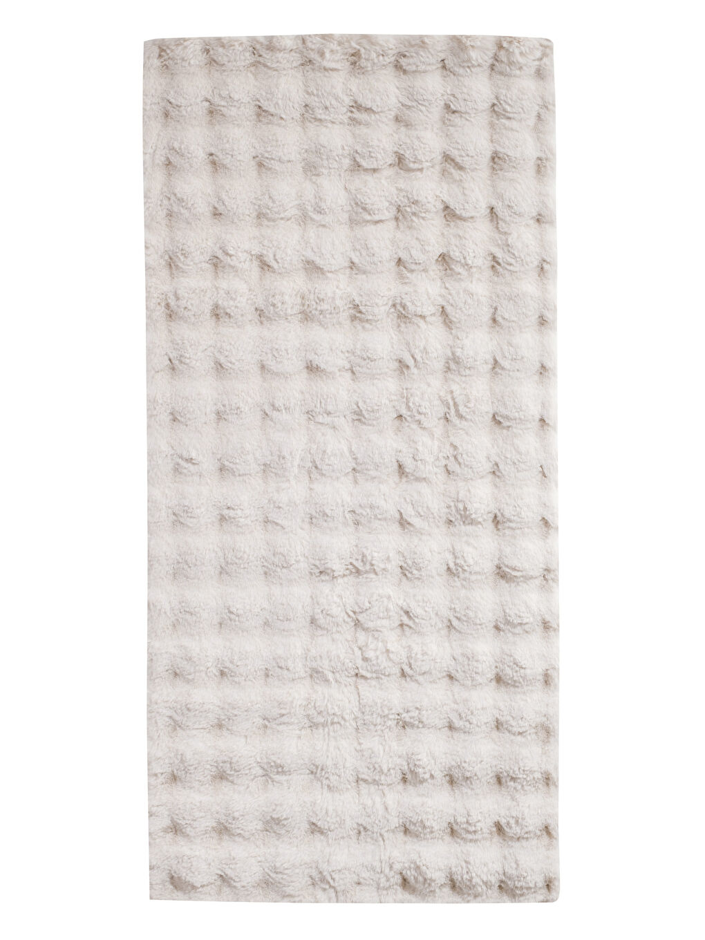 Ekru Pelüş Halı 70x150 cm-5