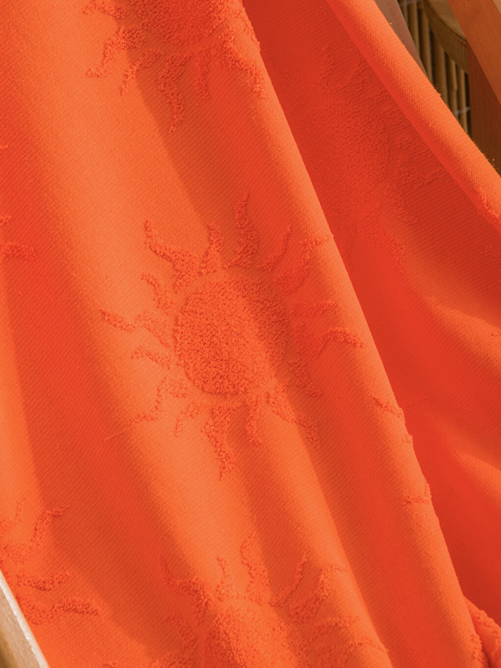 Woman ORANGE Beach Towel-1