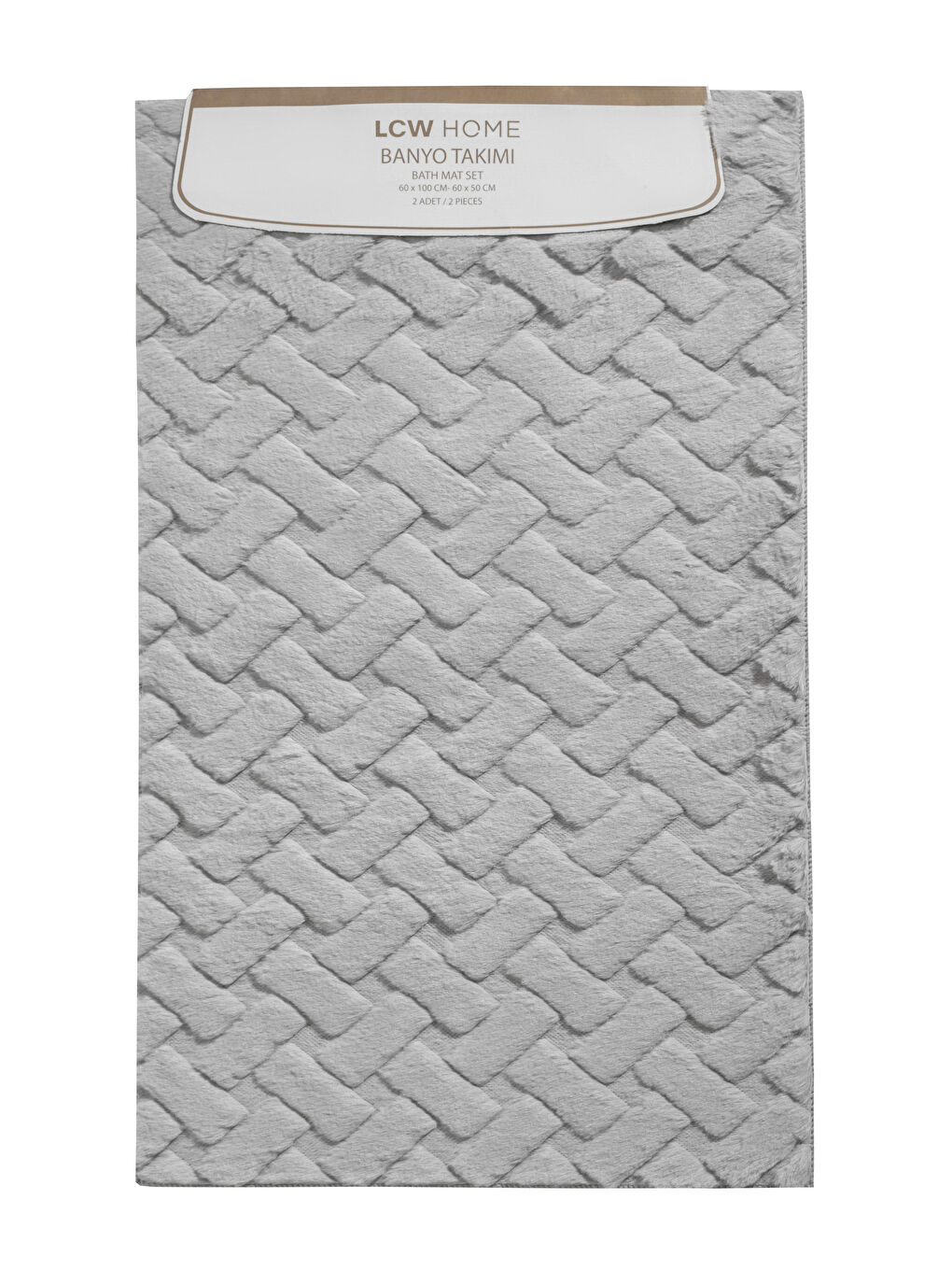 Set of 2 Patterned Bath Mats-4