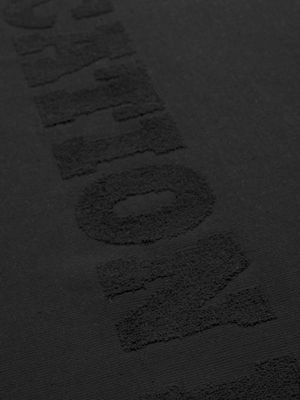 Siyah Pamuklu Erkek Plaj Havlusu 70x150 cm-2