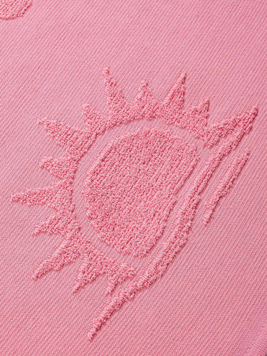 Pembe Desenli Pamuklu Kız Çocuk Plaj Havlusu 70x140 cm-2