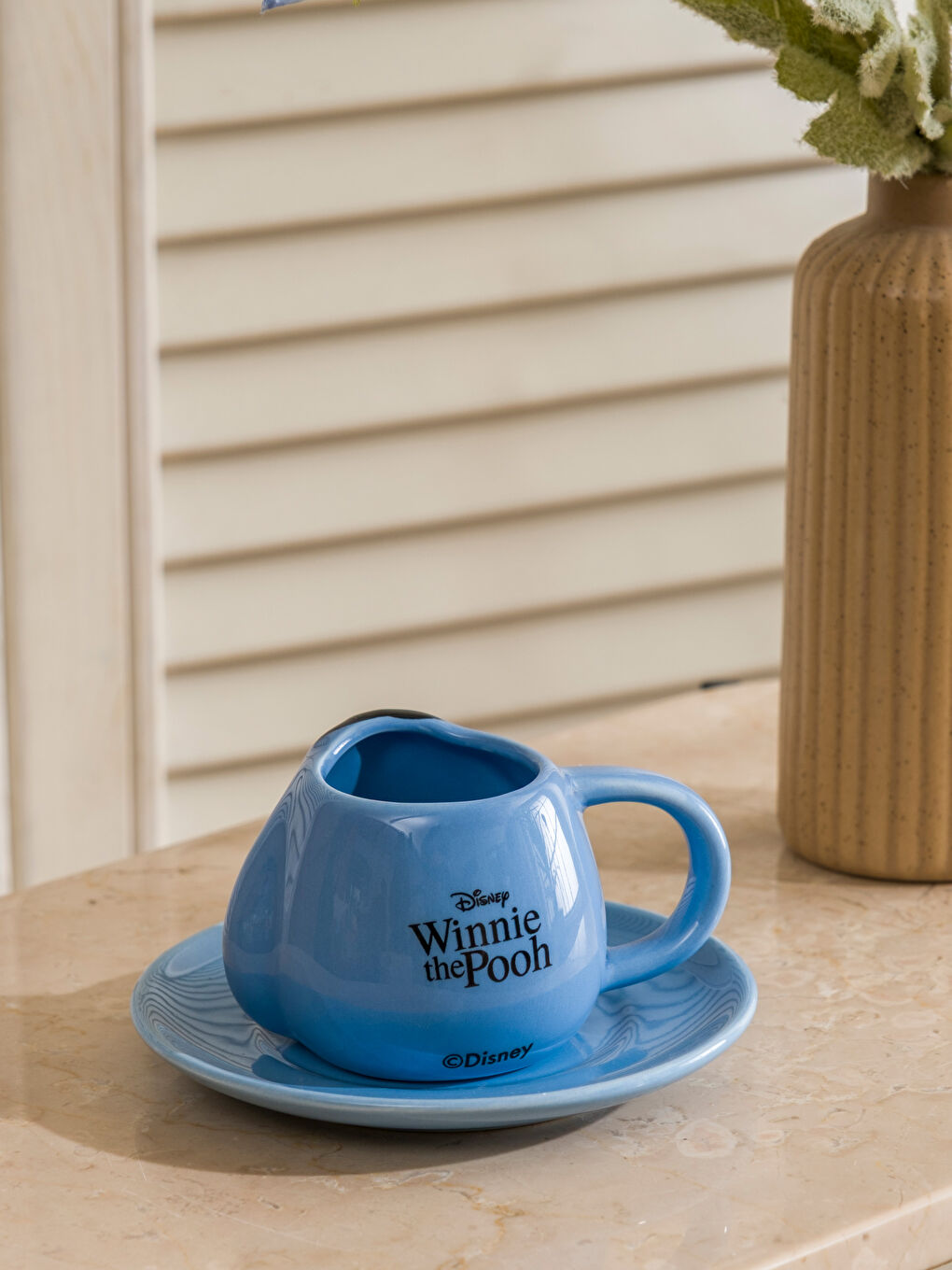 Karışık Winnie the Pooh Baskılı Seramik Kahve Fincanı 100 ml-1