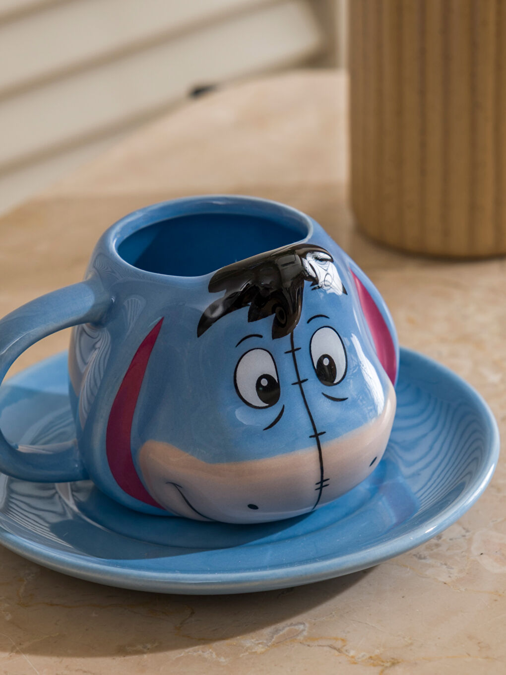 Karışık Winnie the Pooh Baskılı Seramik Kahve Fincanı 100 ml-3