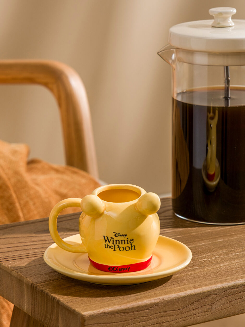 Karışık Winnie the Pooh Seramik Kahve Fincan Takımı 100 ml-1