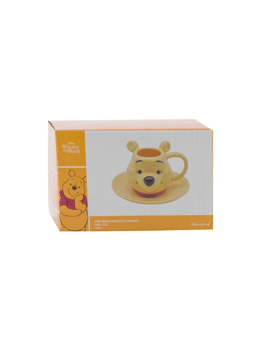 Karışık Winnie the Pooh Seramik Kahve Fincan Takımı 100 ml-4