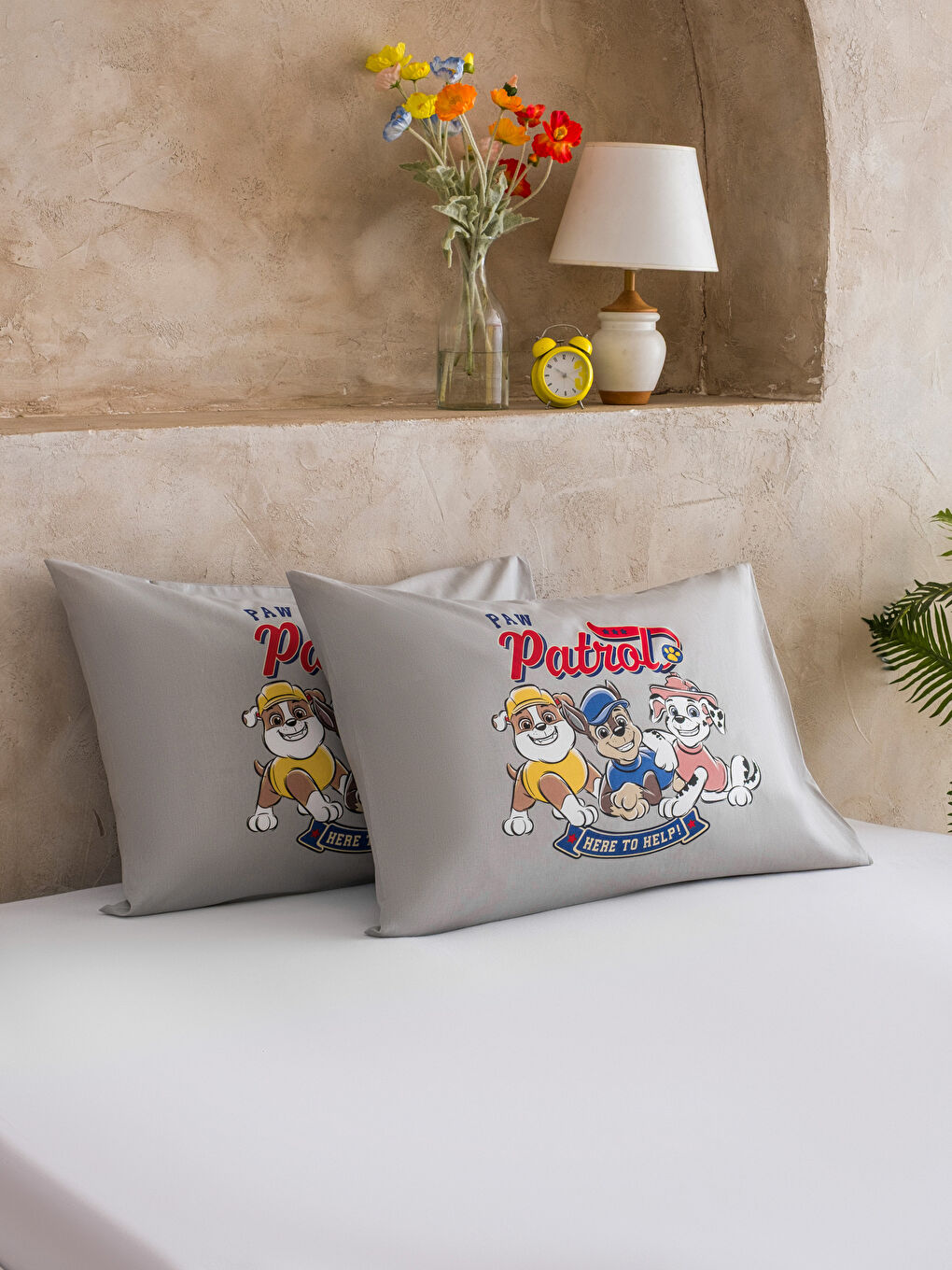 Karışık Paw Patrol Baskılı Yastık Kılıfı 2'li 50x70 cm