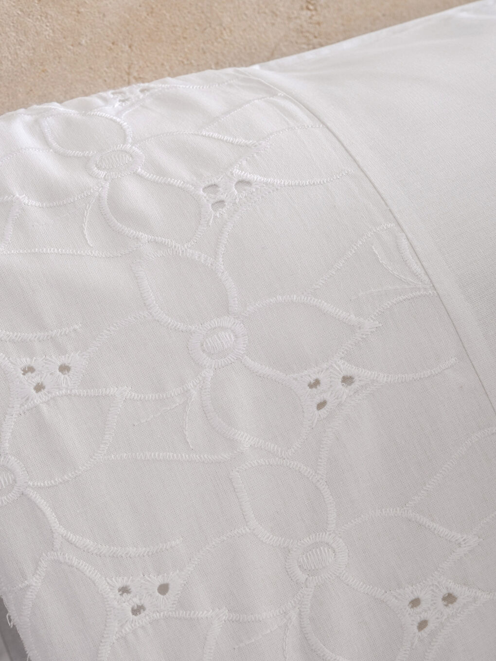 Ekru Çift Kişilik Pamuklu Nevresim Seti-3