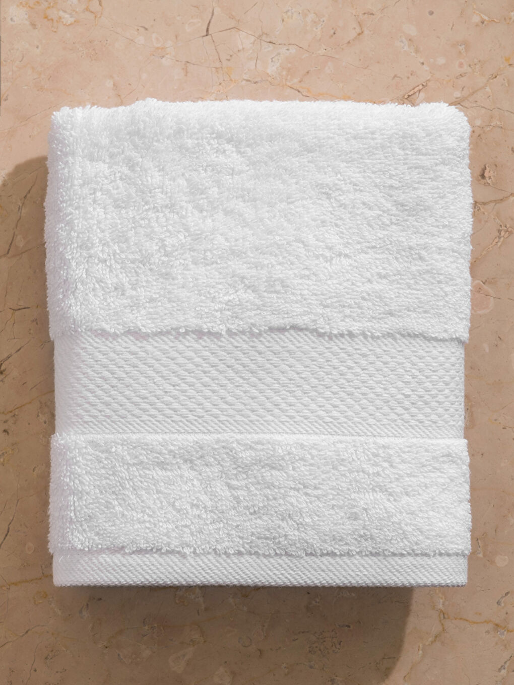 Striped Cotton Face Towel 50x80 cm-2