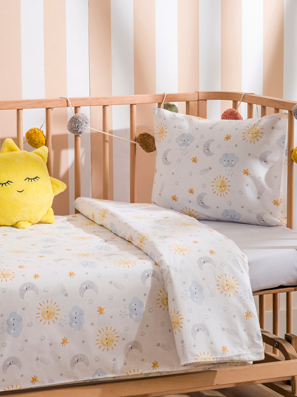 Karışık Baskılı Bebek Nevresim Takımı 