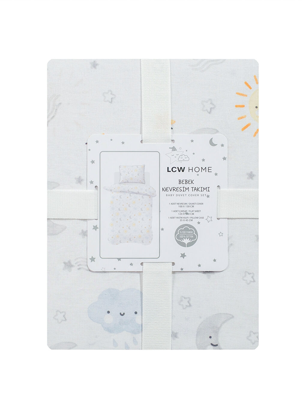 Karışık Baskılı Bebek Nevresim Takımı -6