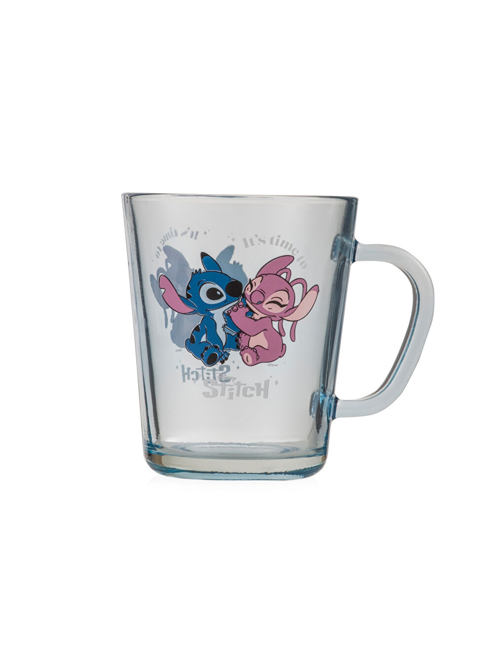Karışık Lilo ve Stitch Baskılı Cam Bardak 320 ml
-3