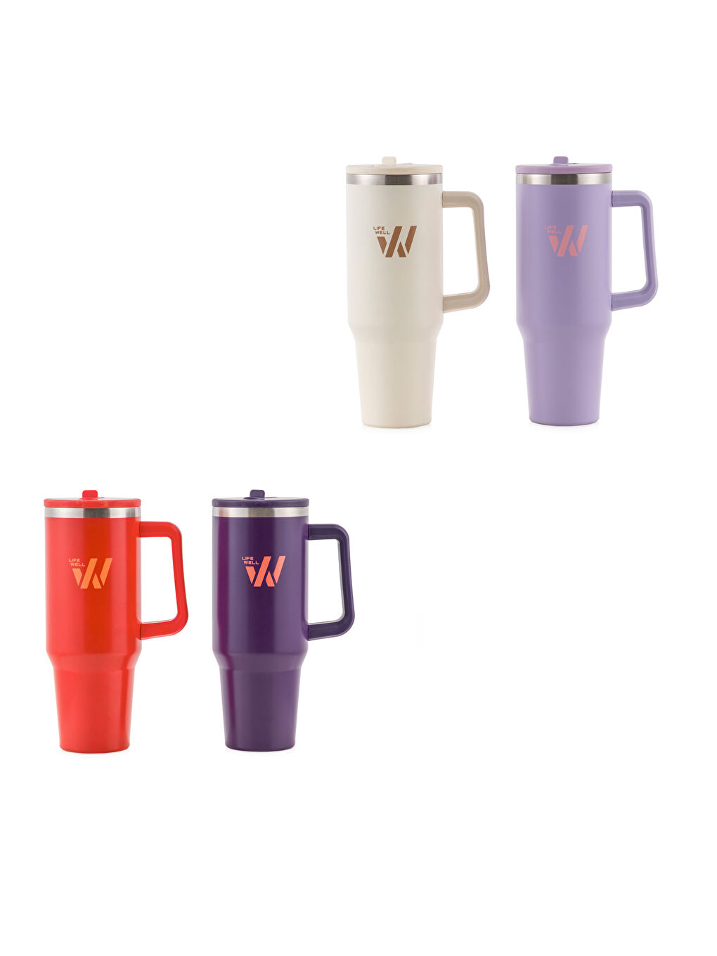 Karışık Kulplu Termos Kupa 1200 ml-5