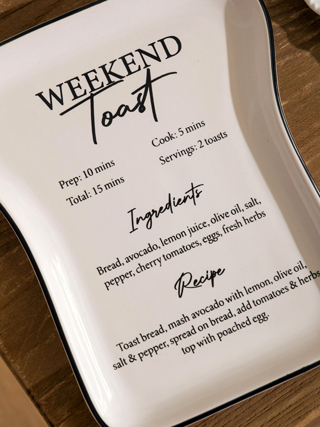 Karışık Baskılı Seramik Tabak 19 cm-1