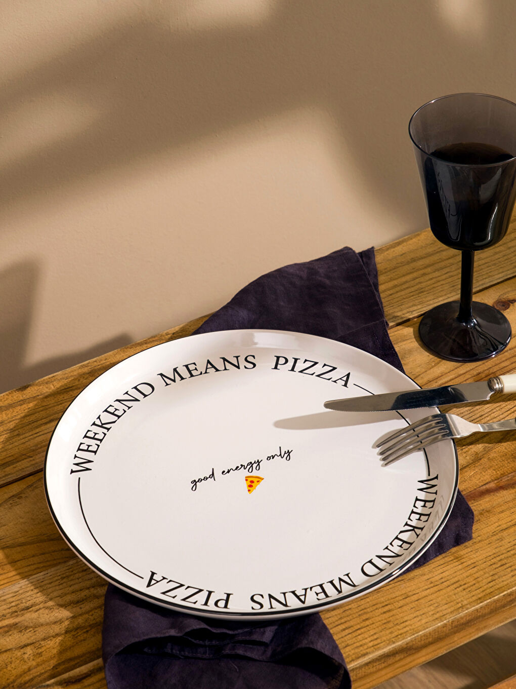 Karışık Baskılı Seramik Servis Tabağı 28 cm