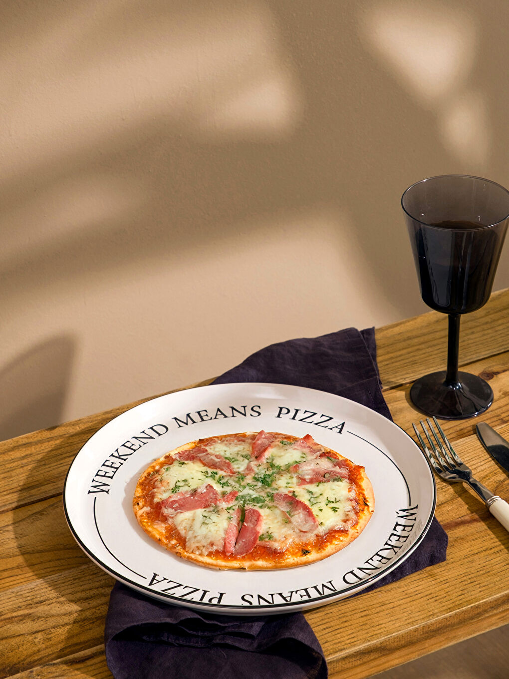 Karışık Baskılı Seramik Servis Tabağı 28 cm-1