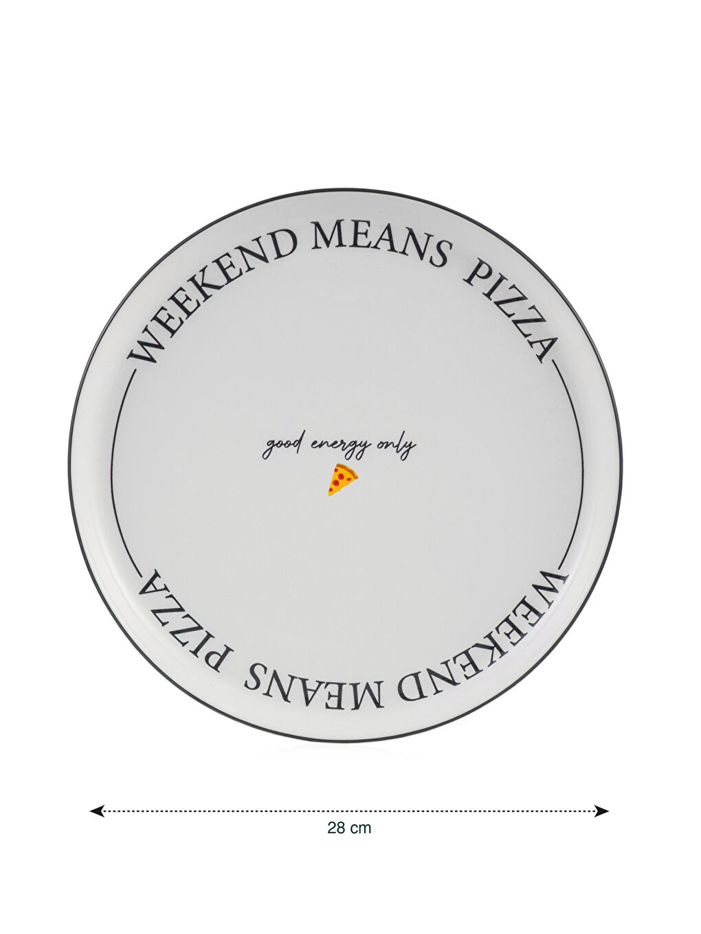 Karışık Baskılı Seramik Servis Tabağı 28 cm-3