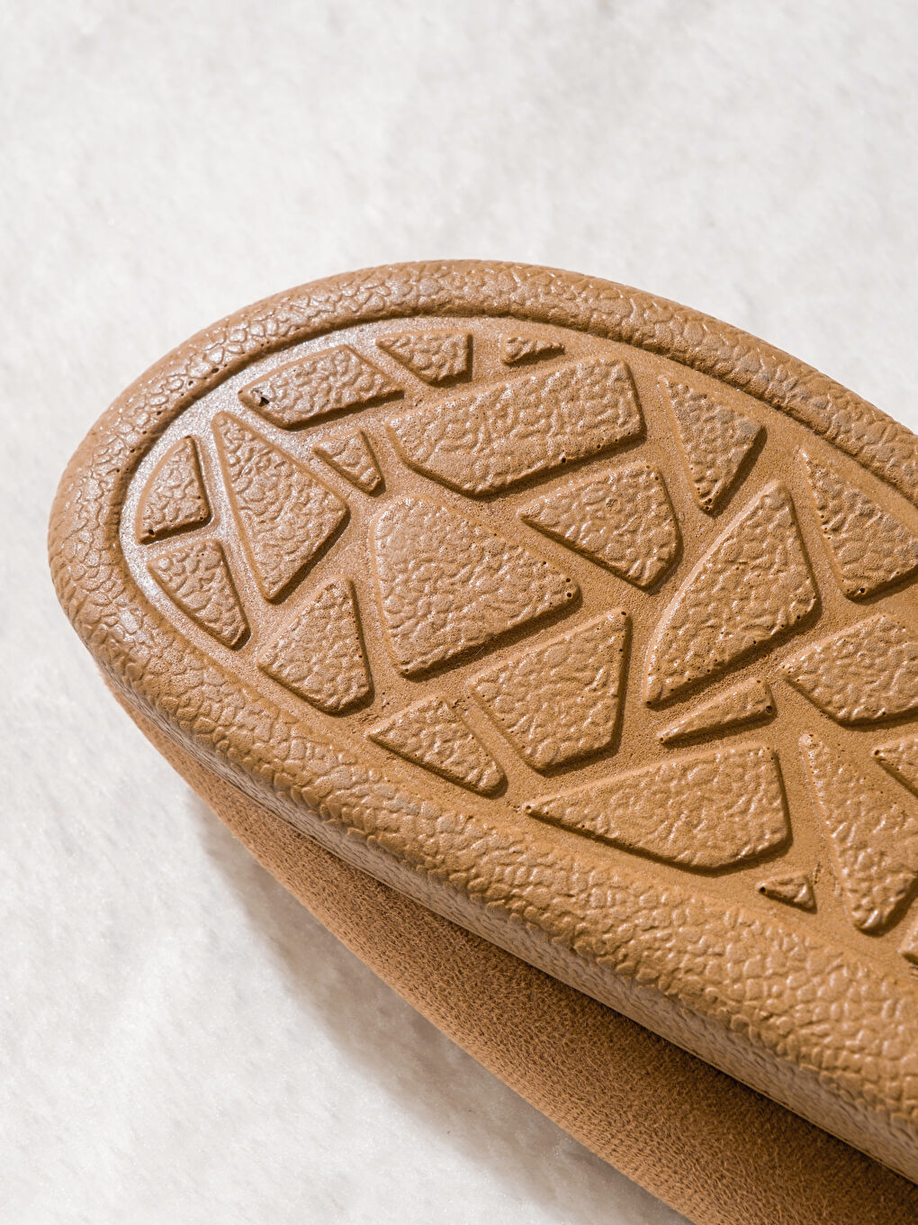 Bej İçi Kürklü Kadın Ev Terliği-4