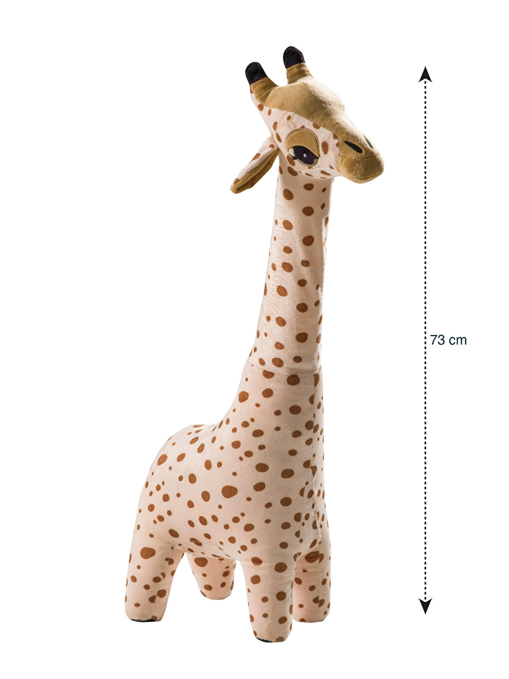 Zürafa Figürlü Bebek Pelüş Oyuncak 73 cm-3