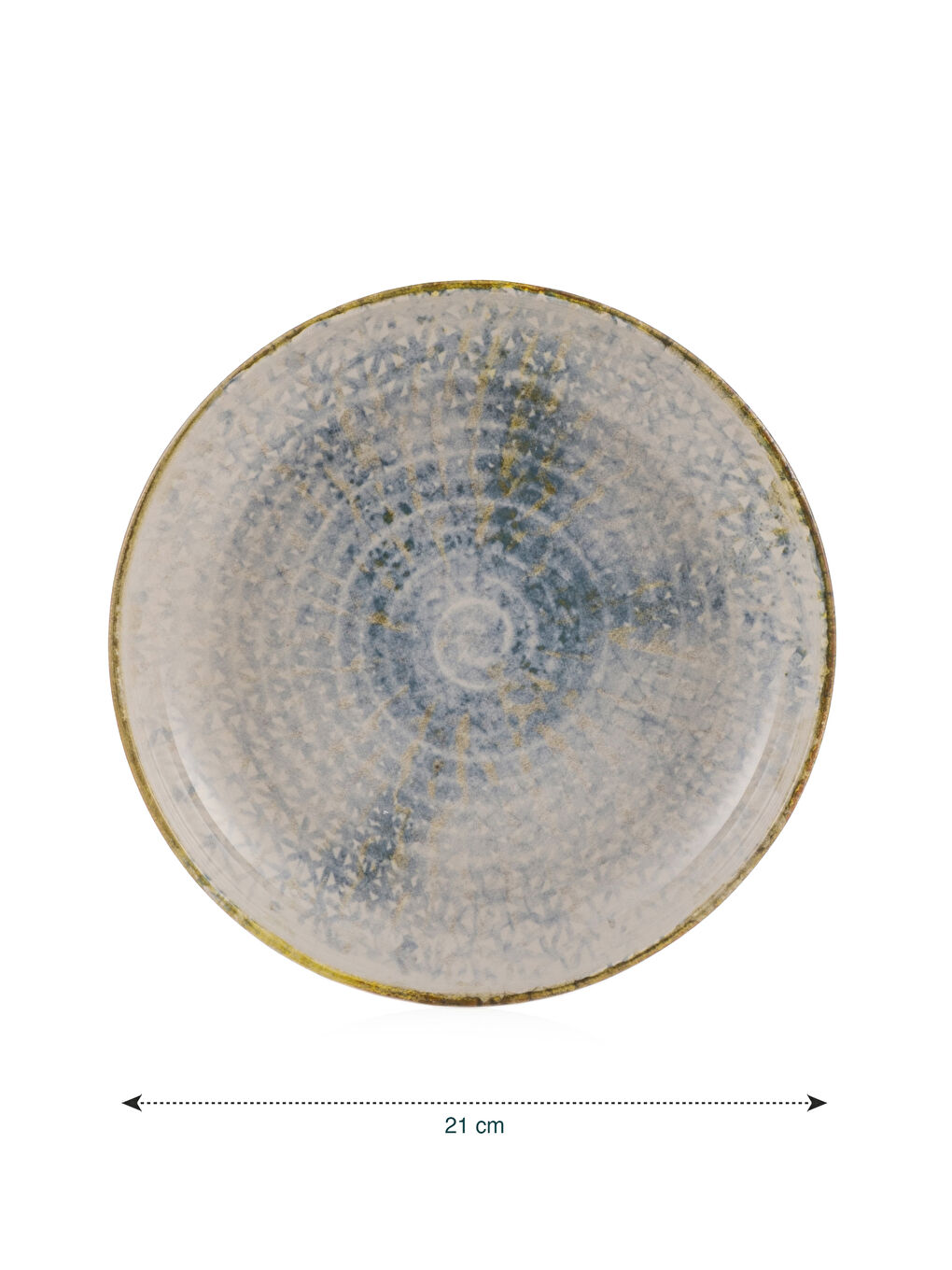 Karışık Seramik Salata Kasesi 21 cm-3