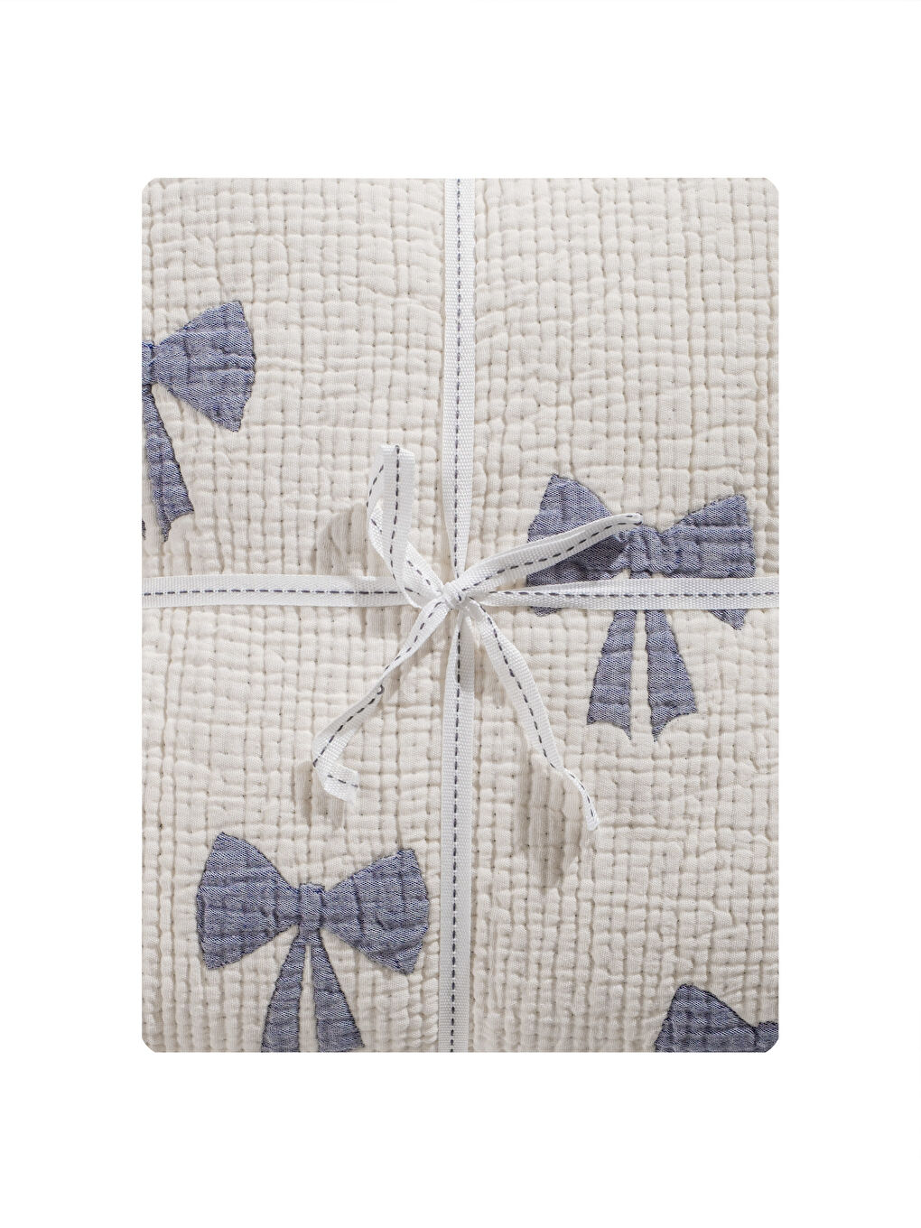 Karışık Fiyonk Baskılı Tek Kişilik Yatak Örtüsü -4