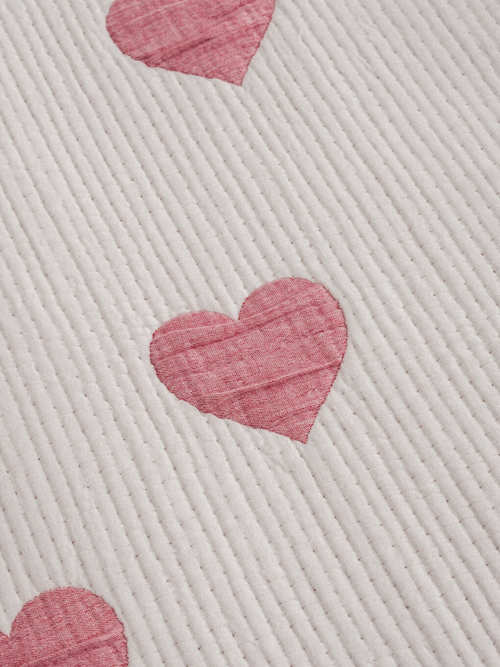 Karışık Kalp Desenli Tek Kişilik Yatak Örtüsü -2