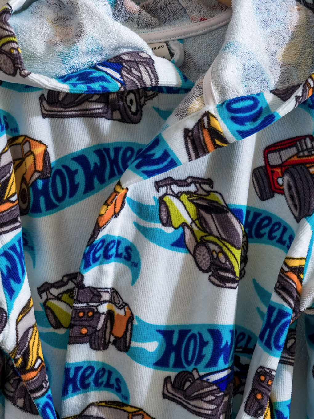 Karışık Hot Wheels Baskılı Erkek Çocuk Bornoz-2