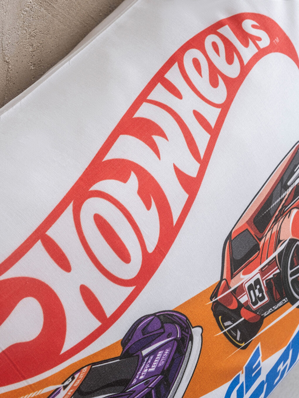 Karışık Hot Wheels Baskılı Erkek Çocuk Nevresim Seti-3